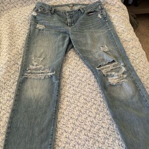 Banana Republic Classic Light Blue Distressed Jeans